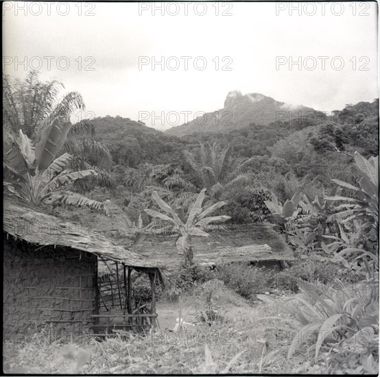 Small house and hills - Kenkwa country