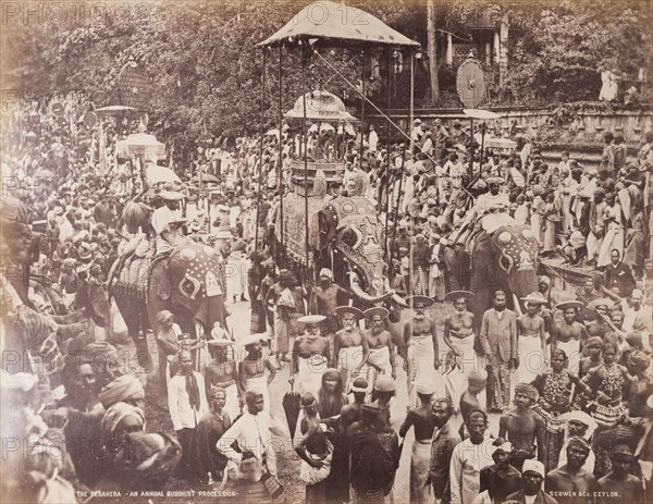 Buddist perahera in Sri Lanka