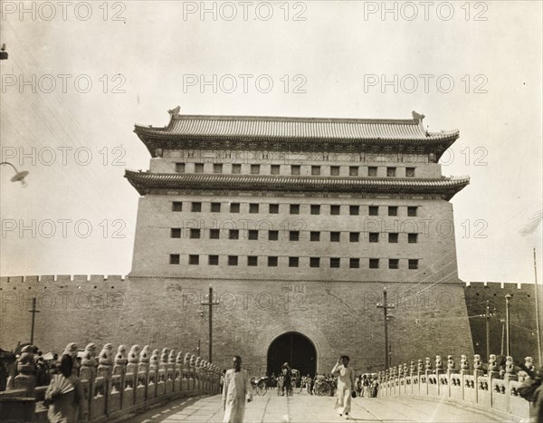 Guardhouse at Chien Men Gate, Peking