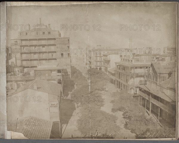 Looking down over Port Said and the lighthouse