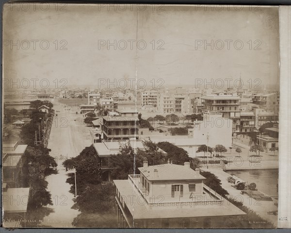 View of Port Said taken from above