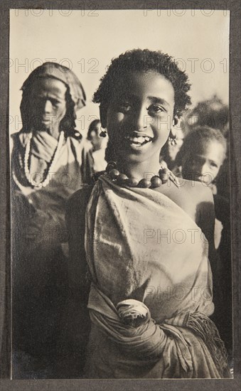 Portrait of a girl from the Tigre tribe