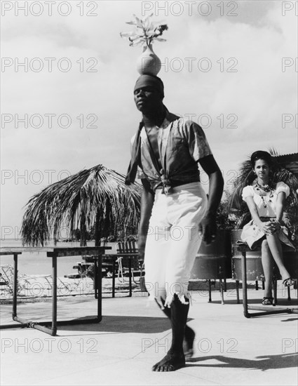 A limbo dancer in Grenada