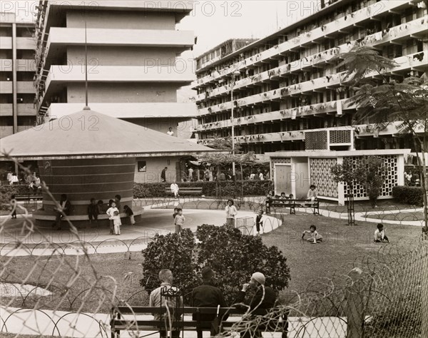 Resettlement blocks in Kowloon