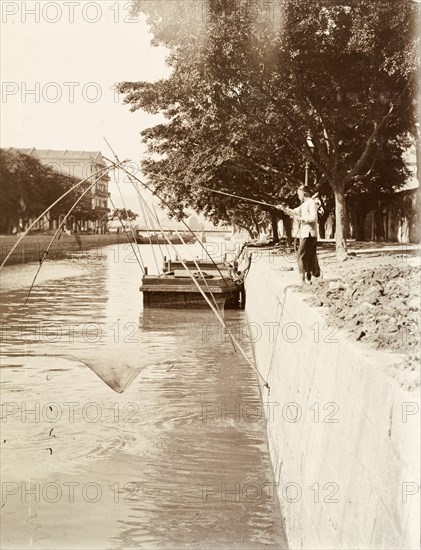 Fishing in Bonnington Canal