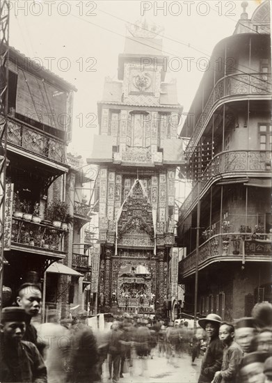 Welcome arch for the Duke of Connaught, Hong Kong