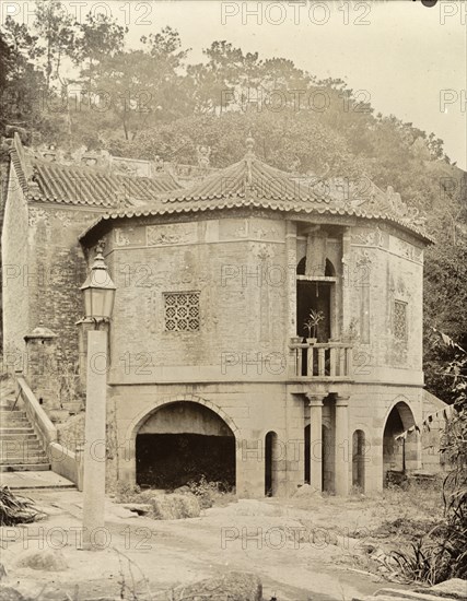 A Chinese Joss house in Hong Kong