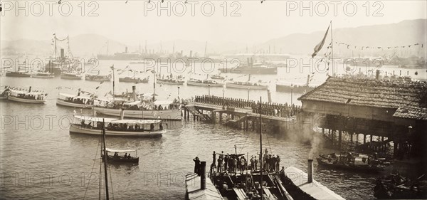 Reception for Duke of Connaught at Hong Kong