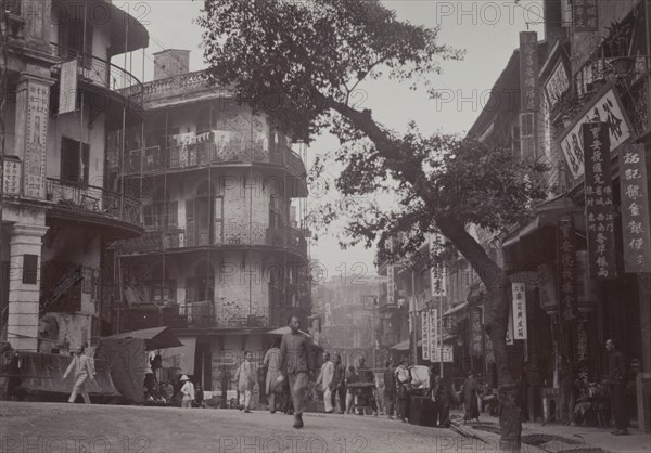 Junction of Queen's Road and Jervois Street, Hong Kong