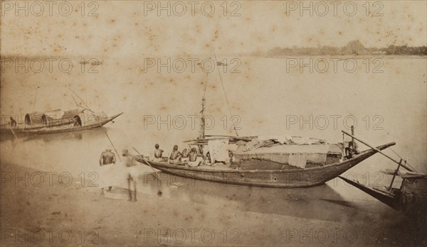 Fishing boats near Chandernagore