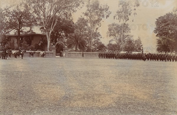 Royal visit at the Residency, Chamba