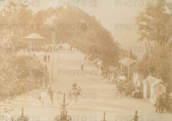 View of central Darjeeling