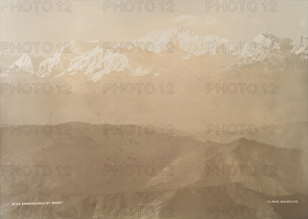 Kanchenjunga at sunset