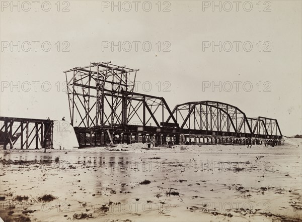 Bridge under construction, Jamaica