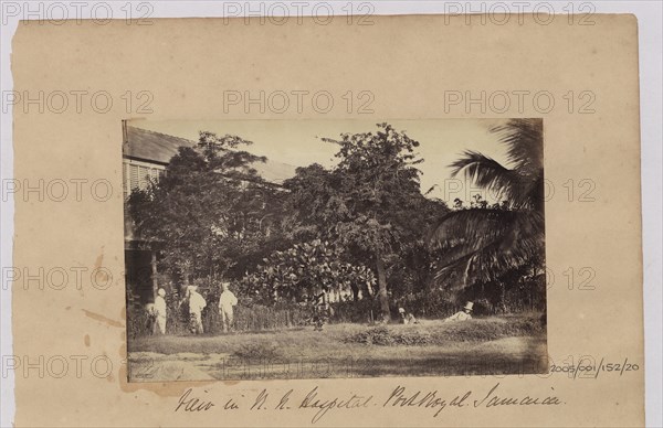 View of hospital, Port Royal, Jamaica