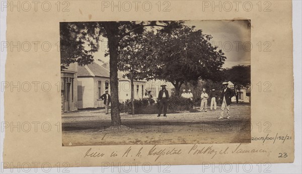 View of hospital, Port Royal, Jamaica