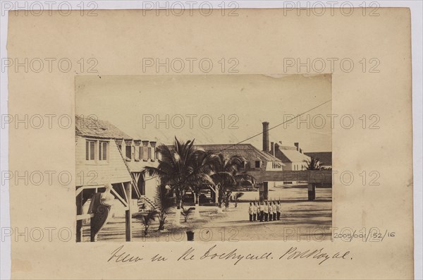 View in the dockyard and Port Royal, Jamaica