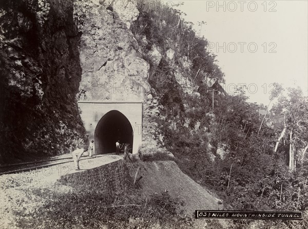 Mountainside tunnel, Jamaica