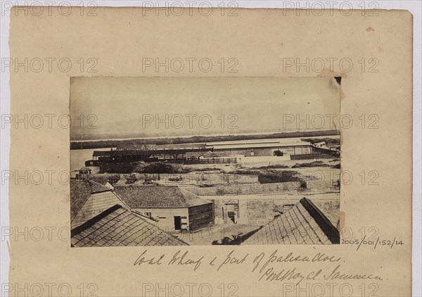 Coal wharf and port, Port Royal, Jamaica