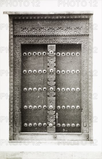 Old Arab door, Lamu