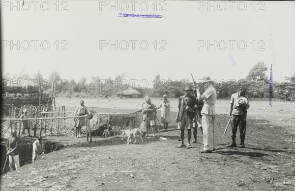 Home Guards at a Kikuyu security village