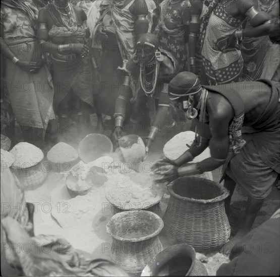 Dividing the flour