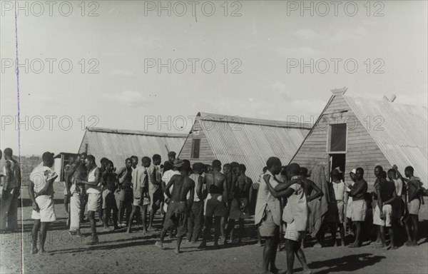 Home Guards at their living quarters