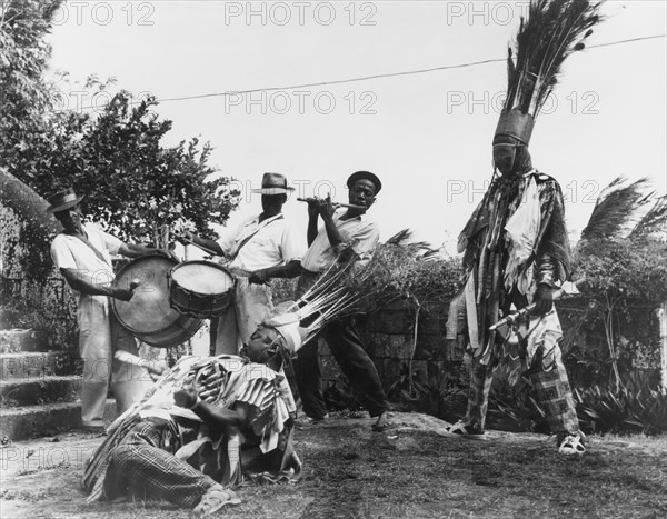 Carnival dancers on Nevis