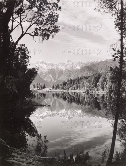 Reflections of Mount Tasman and Mount Cook, Southern Alps