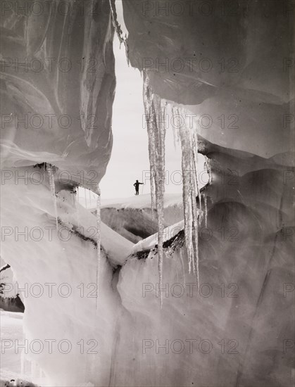 Tasman Glacier Ice Cave, Mount Cook National Park