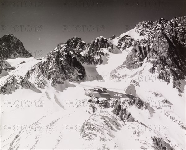 The 'Alpine Flight' over the Tasman Glacier