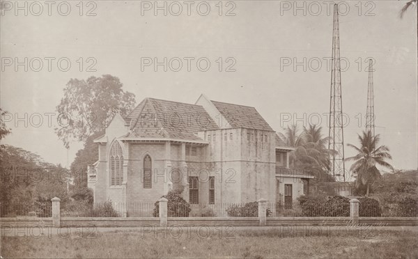 View of Colonial Church (later St Saviour's Church) Lagos