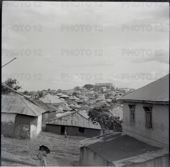 Cross view in Ibadan, Mappo Hall in distance