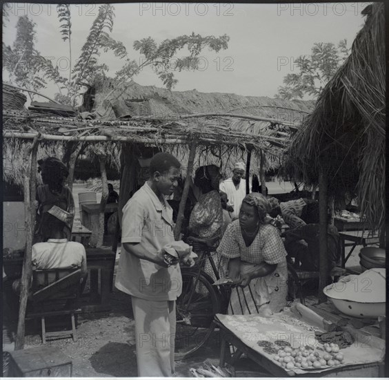 Ibadan, Market, meat-seller