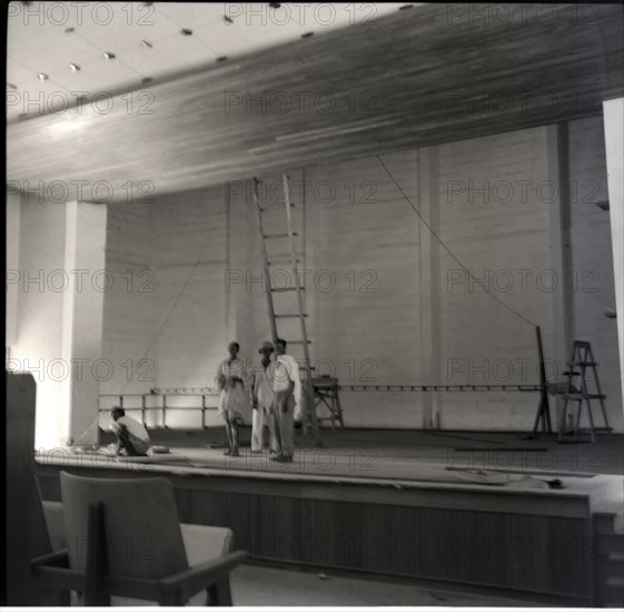 Ibadan, University College, theatre, inside stage