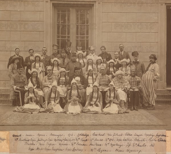 Cast photograph of "Miss Hook of Holland"