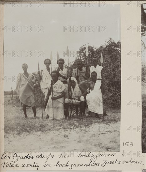 An Ogaden chief and his bodyguard