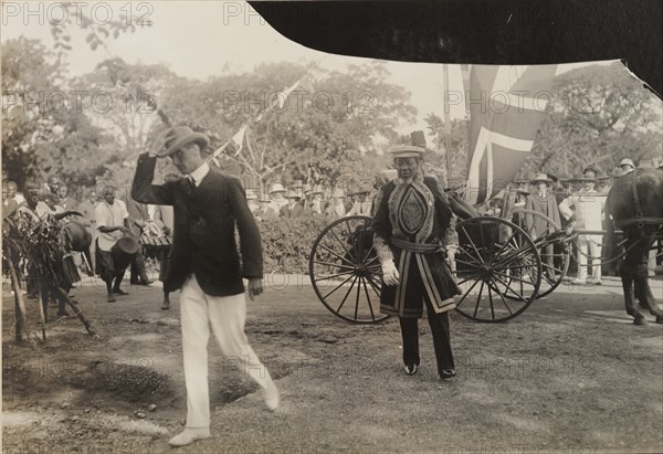 A Basuto chief visits the Duke of Connaught