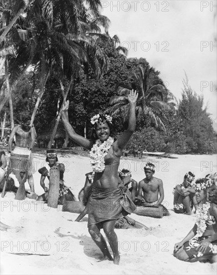 Performers on Moorea Island