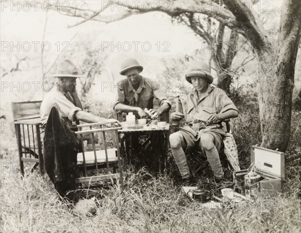 Prince Edward of Wales on safari