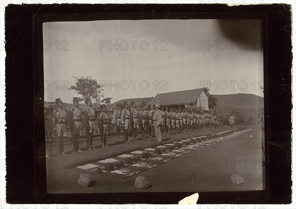 King's African Rifles Kit Inspection, Bombo