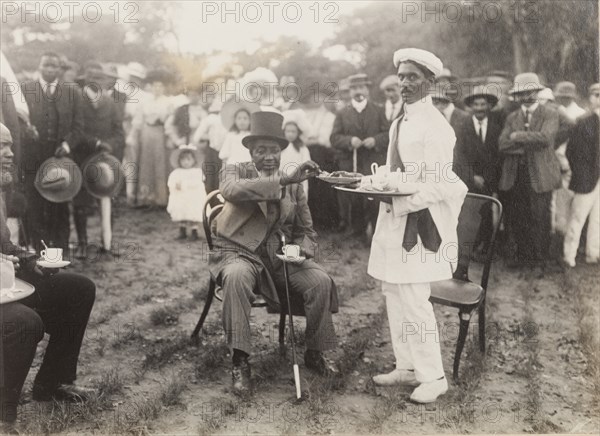 Tea and cake at a royal reception