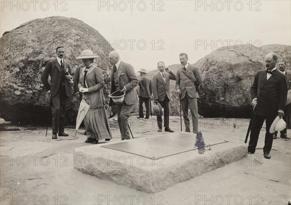 Visiting the grave of Cecil Rhodes
