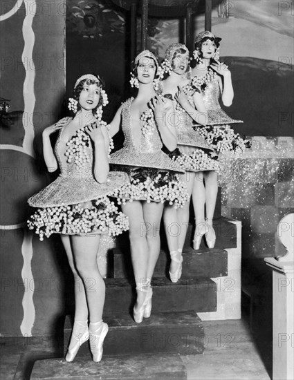 Ballet Dancers On Steps