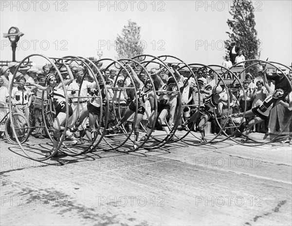 Human Hoop Race In LA