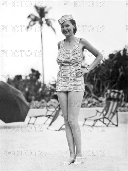 Bathing Suit Made Of Currency