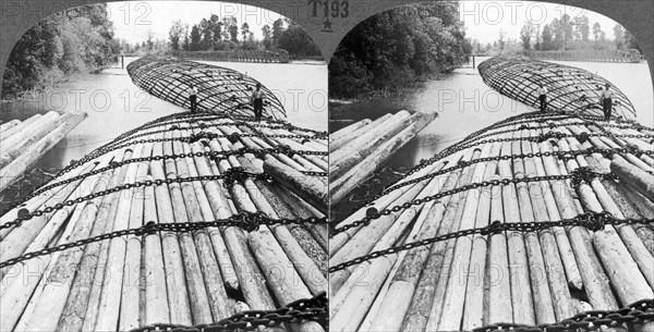 Log Rafts In Oregon