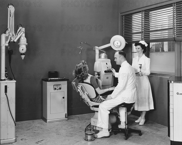 Woman In A Dentist’s Office