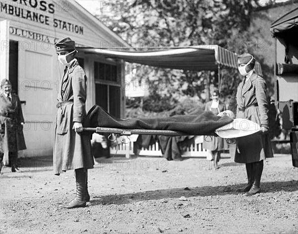 Red Cross Influenza Nurses