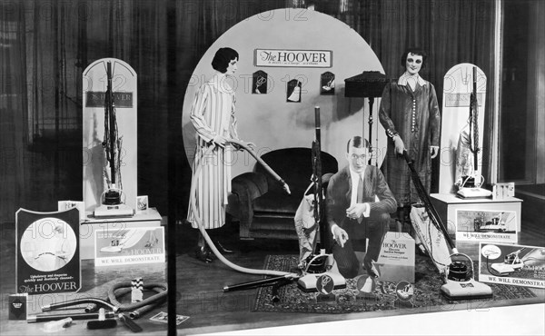 Hoover Vacuums Display